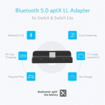 Invery Bluetooth Audio Transmitter for Nintendo Switch Invery Bluetooth Audio Transmitter for Nintendo Switch