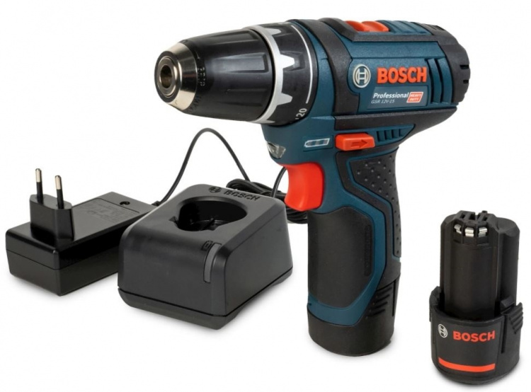 Bosch Professional GSR 12V-15 batteridrevet skrutrekker