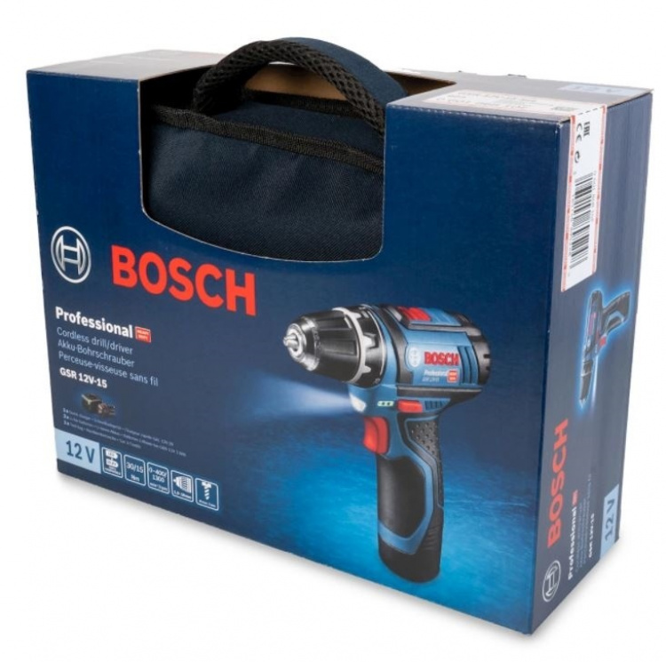 Bosch Professional GSR 12V-15 batteridrevet skrutrekker