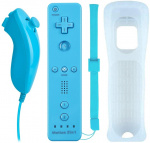 Remote Plus + Nunchuck til Wii-Wii U, Lysblå