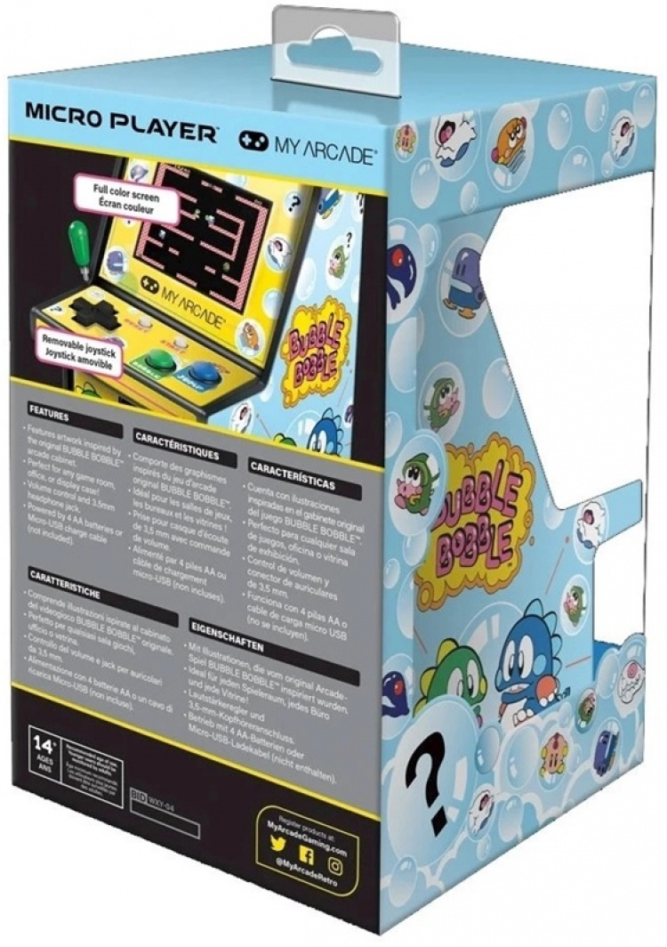 My Arcade Bubble Bobble for mikrospillere