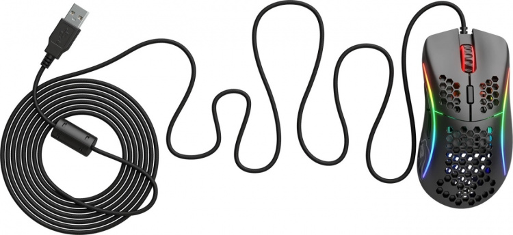 Glorious Model D spillmus, matt svart