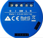 Shelly 1 Kompakt innfelt bryter med WiFi og åpen API