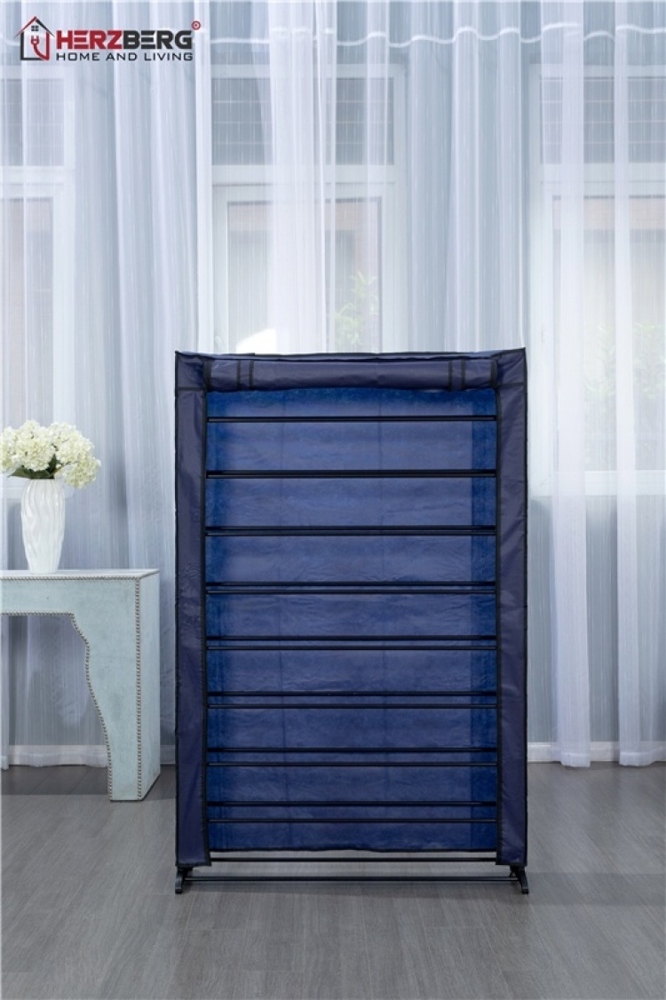 Herzberg skooppbevaring for 45 sko, svart Herzberg skooppbevaring for 45 sko, svart