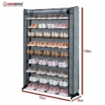 Herzberg skooppbevaring for 45 sko, svart Herzberg skooppbevaring for 45 sko, svart