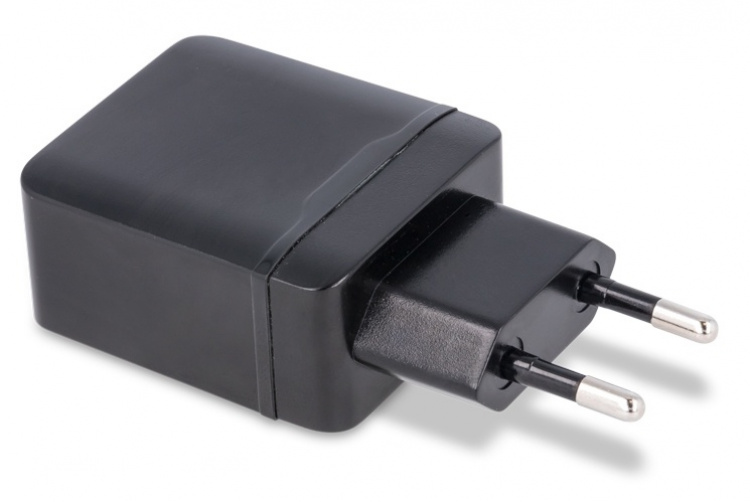 Maxlife USB-hurtiglader, MXTC-02, 2xUSB, hurtiglading, svart (2,4 A)