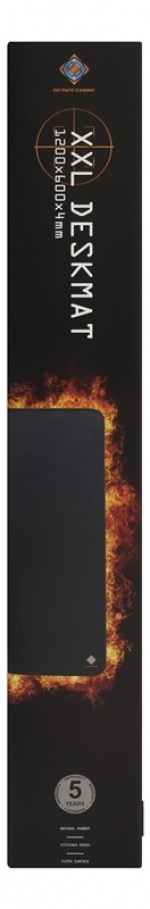 DELTACO GAMING Musematte XXL, skrivebordsmatte, sydde kanter, stoffoverflate, svart DELTACO GAMING Musematte XXL, skrivebordsmatte, sydde kanter, stoffoverflate, svart