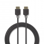 Nedis High Speed HDMI ™ kabel med Ethernet | HDMI ™ -kontakt | HDMI ™ -kontakt | 4K@60Hz | ARC | 18 Gbps | 0.50 m | Rund | PVC | Antrasitt | Boks Nedis High Speed HDMI ™ kabel med Ethernet | HDMI ™ -kontakt | HDMI ™ -kontakt | 4K@60Hz | ARC | 18 Gbps | 0.50 m | Rund | PVC | Antrasitt | Boks