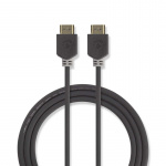 Nedis High Speed HDMI ™ kabel med Ethernet | HDMI ™ -kontakt | HDMI ™ -kontakt | 4K@60Hz | ARC | 18 Gbps | 0.50 m | Rund | PVC | Antrasitt | Boks Nedis High Speed HDMI ™ kabel med Ethernet | HDMI ™ -kontakt | HDMI ™ -kontakt | 4K@60Hz | ARC | 18 Gbps | 0.50 m | Rund | PVC | Antrasitt | Boks