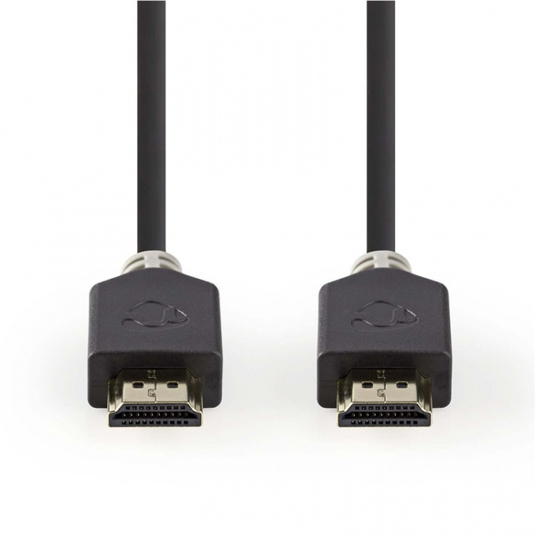 Nedis High Speed HDMI ™ kabel med Ethernet | HDMI ™ -kontakt | HDMI ™ -kontakt | 4K@60Hz | ARC | 18 Gbps | 0.50 m | Rund | PVC | Antrasitt | Boks Nedis High Speed HDMI ™ kabel med Ethernet | HDMI ™ -kontakt | HDMI ™ -kontakt | 4K@60Hz | ARC | 18 Gbps | 0.50 m | Rund | PVC | Antrasitt | Boks