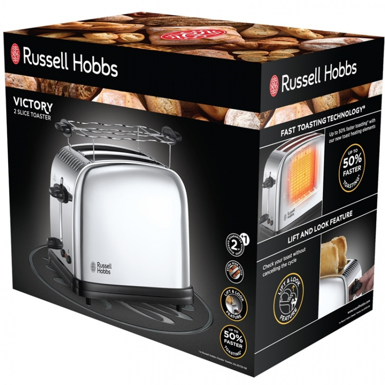 Russell Hobbs Brødrister Victory 2S Toaster - Polishe Russell Hobbs Brødrister Victory 2S Toaster - Polishe