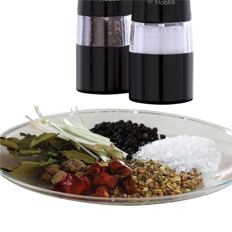 Russell Hobbs Salt- og pepperkvern i keramisk stål Kvern i svart stål