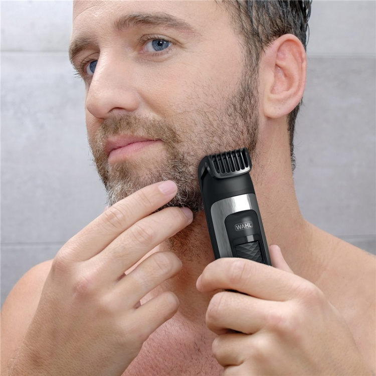 Wahl Skjeggtrimmer Aqua Trim Litium Ion IPX7-klasse Wahl Skjeggtrimmer Aqua Trim Litium Ion IPX7-klasse