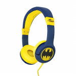 BATMAN Hodetelefon Junior On-Ear 85dB Blå Batlogo