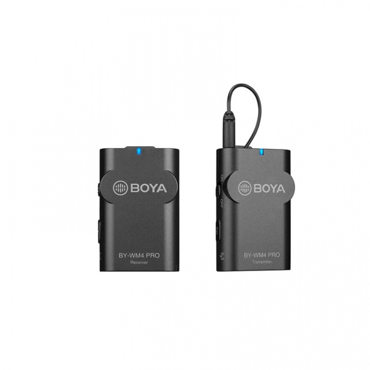 BOYA Mikrofon BY-WM4 Pro Lavalier Trådløs BOYA Mikrofon BY-WM4 Pro Lavalier Trådløs