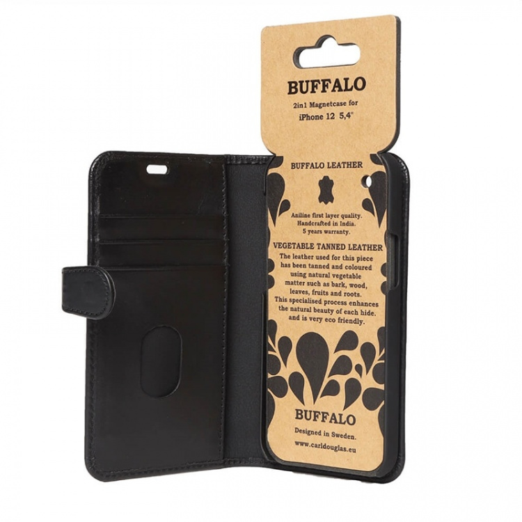 Buffalo Lommebokveske iPhone 12 Mini Svart