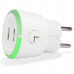 CAPiDi Safety Timer 2x USB 3.4A Vit CAPiDi Safety Timer 2x USB 3.4A Vit