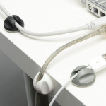 D-LINE Kabelclips 2x Svart 2x Grå 2x Hvit