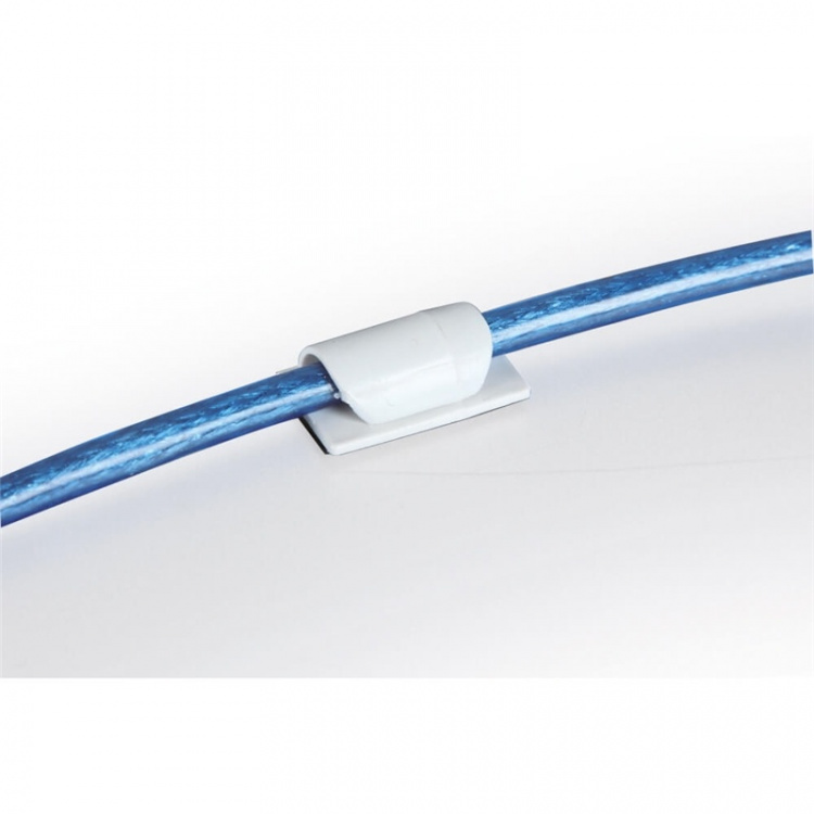 D-LINE Kabelclips 6x Hvite