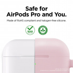 Elago Etui for Airpod Pro med Hengekrok Rosa Elago Etui for Airpod Pro med Hengekrok Rosa