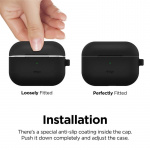 Elago Skyddsväska för Airpod Pro med Hängare Svart