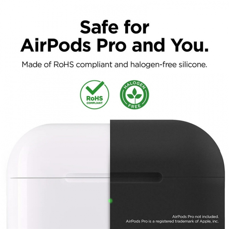 Elago Etui for Airpod Pro Silikon Svart