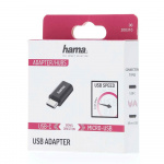 Hama USB-C Adapter til Micro-USB USB 2.0, 480 Mbps