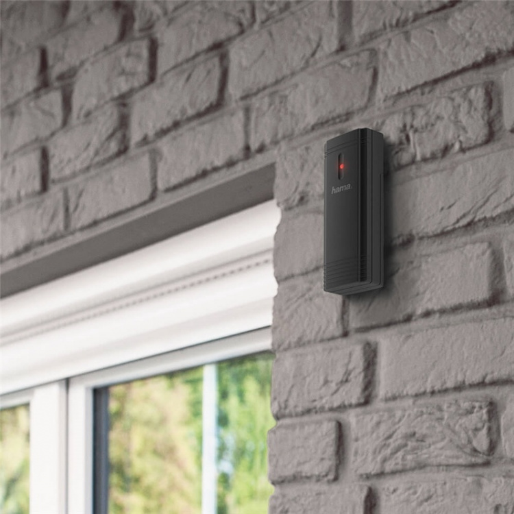Hama Værstasjon EWS-Trio 3x Sensor Svart