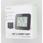 Hama Værstasjon EWS-Trio 3x Sensor Svart