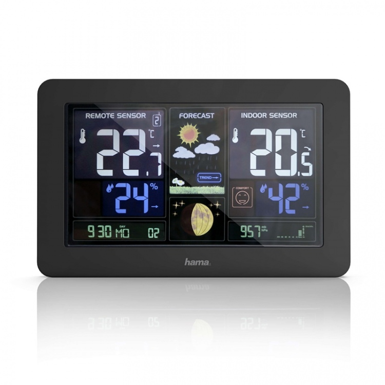Hama Weather Station Premium Colour with USB-charging Hama Weather Station Premium Colour with USB-charging