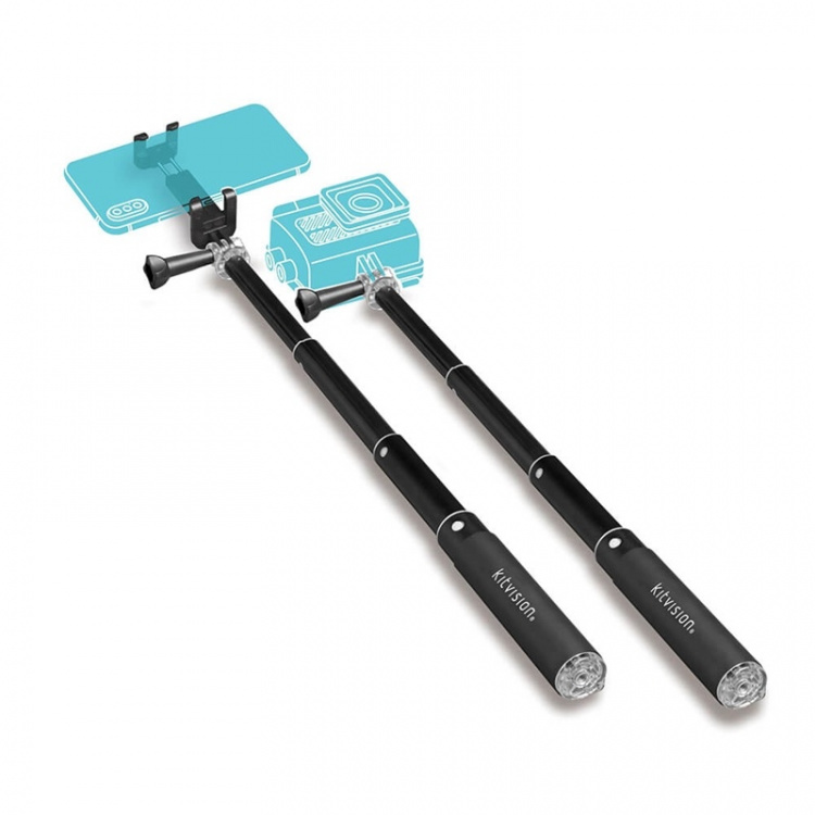 KITVISION Actionstativ Universal for Actionkamera og Mobil KITVISION Actionstativ Universal for Actionkamera og Mobil