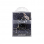 Onsala COLLECTION Airpods Etui 1st and 2nd Generation Black Galaxy Marble