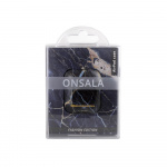 Onsala COLLECTION Airpods Etui 1st and 2nd Generation Black Galaxy Marble