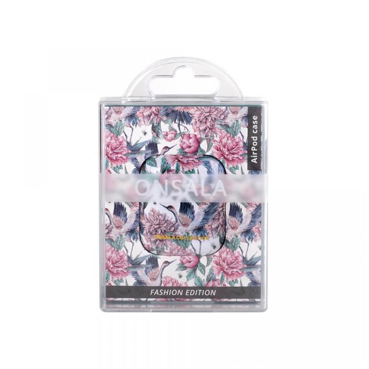 Onsala COLLECTION Airpods Etui 1st and 2nd Generation Pink Crane