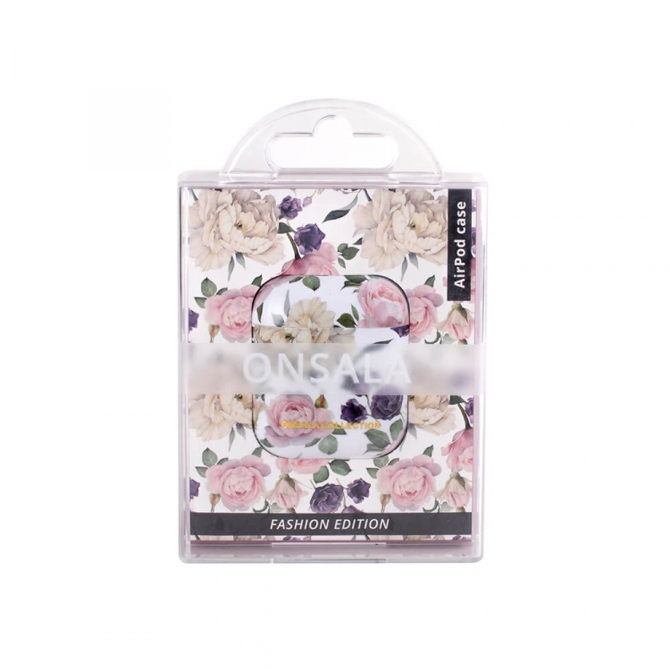 Onsala COLLECTION Airpods Etui 1st and 2nd Generation Rose Garden