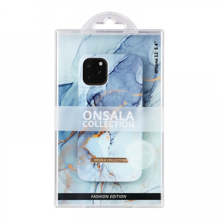 Onsala COLLECTION Mobildeksel Soft Gredelin Marble iPhone 12 Mini