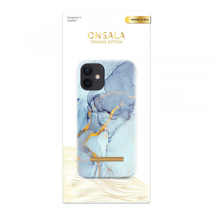 Onsala COLLECTION Mobildeksel Soft Gredelin Marble iPhone 12 Mini