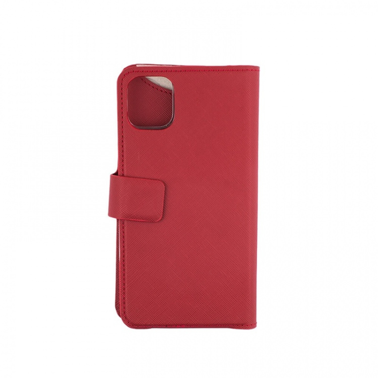 Onsala Lommebokveske iPhone 12 Mini Saffiano Red Onsala Lommebokveske iPhone 12 Mini Saffiano Red