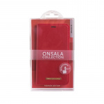 Onsala Lommebokveske iPhone 12 Mini Saffiano Red Onsala Lommebokveske iPhone 12 Mini Saffiano Red