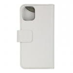Onsala Lommebokveske iPhone 12 Mini Saffiano White Onsala Lommebokveske iPhone 12 Mini Saffiano White