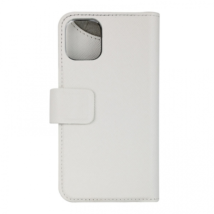 Onsala Lommebokveske iPhone 12 Mini Saffiano White Onsala Lommebokveske iPhone 12 Mini Saffiano White
