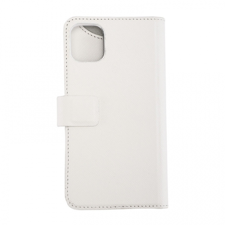 Onsala Lommebokveske iPhone 12 / 12 Pro Saffiano White Onsala Lommebokveske iPhone 12 / 12 Pro Saffiano White