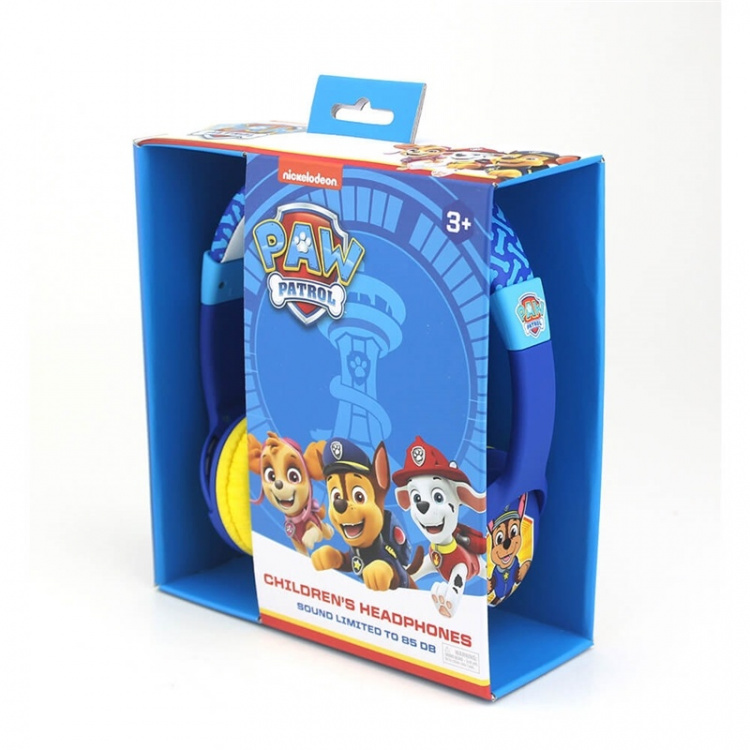 Paw Patrol Hodetelefon Junior On-Ear 85dB Chase Paw Patrol Hodetelefon Junior On-Ear 85dB Chase
