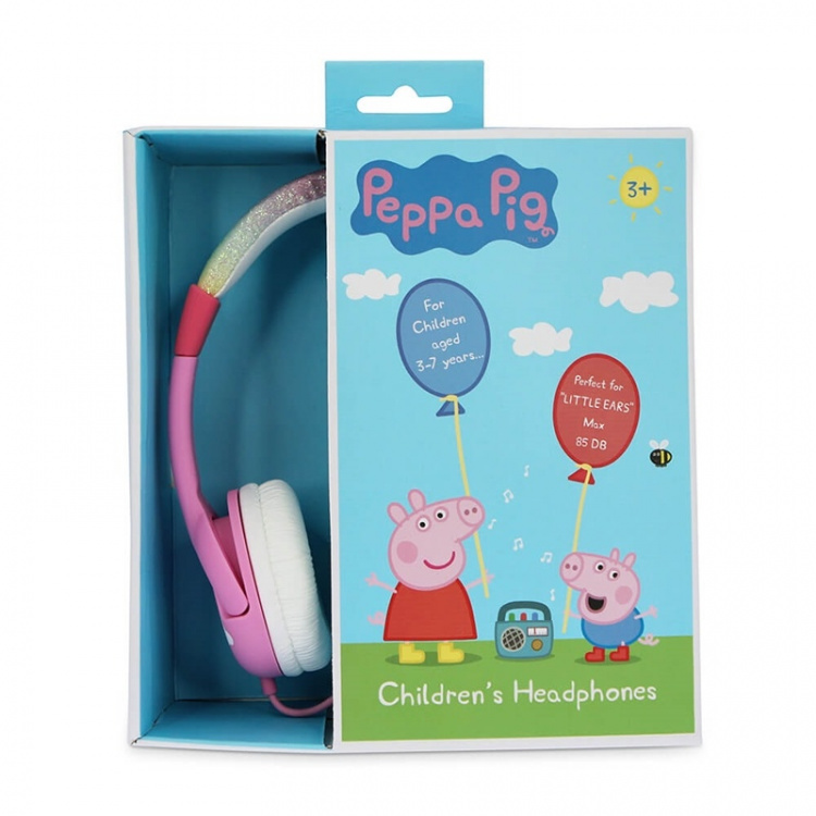 PEPPA PIG Hodetelefon Junior On-Ear 85dB Prinsessen Peppa PEPPA PIG Hodetelefon Junior On-Ear 85dB Prinsessen Peppa