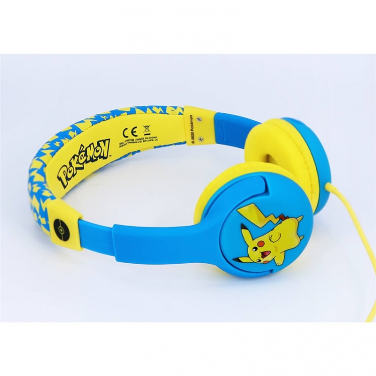 POKEMON Hodetelefon Junior On-Ear 85dB Pikachu POKEMON Hodetelefon Junior On-Ear 85dB Pikachu