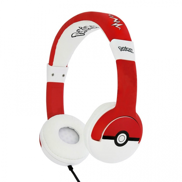 POKEMON Hodetelefon Junior On-Ear 85dB Pokeball POKEMON Hodetelefon Junior On-Ear 85dB Pokeball