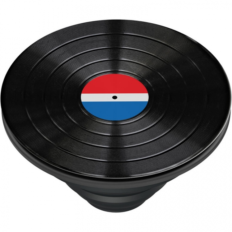 PopSockets Backspin Aluminum 45 RPM Avtagbart Grip med stativfunksjon LUXE Spin