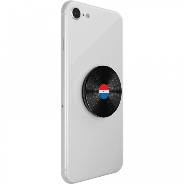 PopSockets Backspin Aluminum 45 RPM Avtagbart Grip med stativfunksjon LUXE Spin