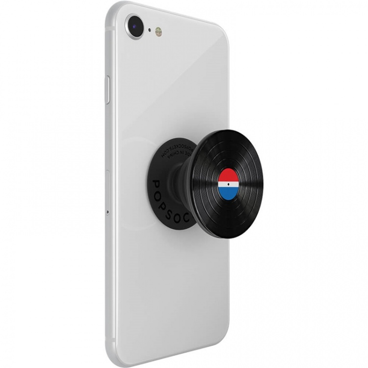 PopSockets Backspin Aluminum 45 RPM Avtagbart Grip med stativfunksjon LUXE Spin