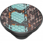 PopSockets Embossed Metal Water Snake Avtagbart Grip med stativfunksjon LUXE